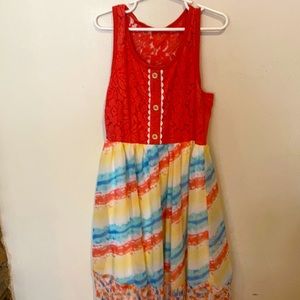 Girls Size 10 Summer Dress